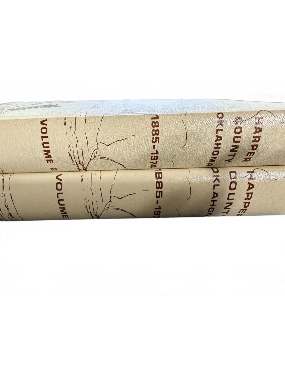Sage and Sod Harper County Oklahoma 1885-1974 Volumes 1&2 History Genealogy Set
